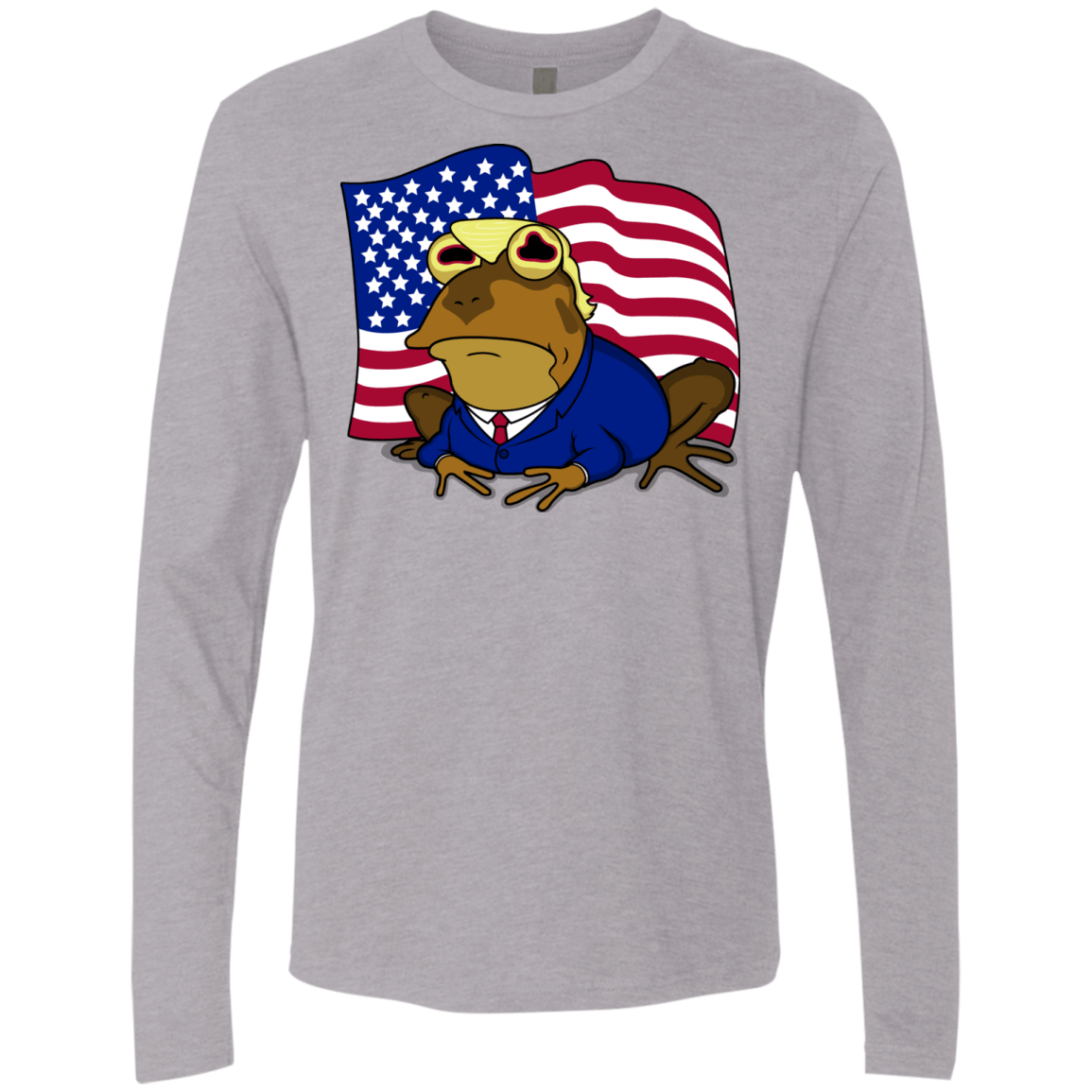 T-Shirts Heather Grey / S hypnotrump Men's Premium Long Sleeve