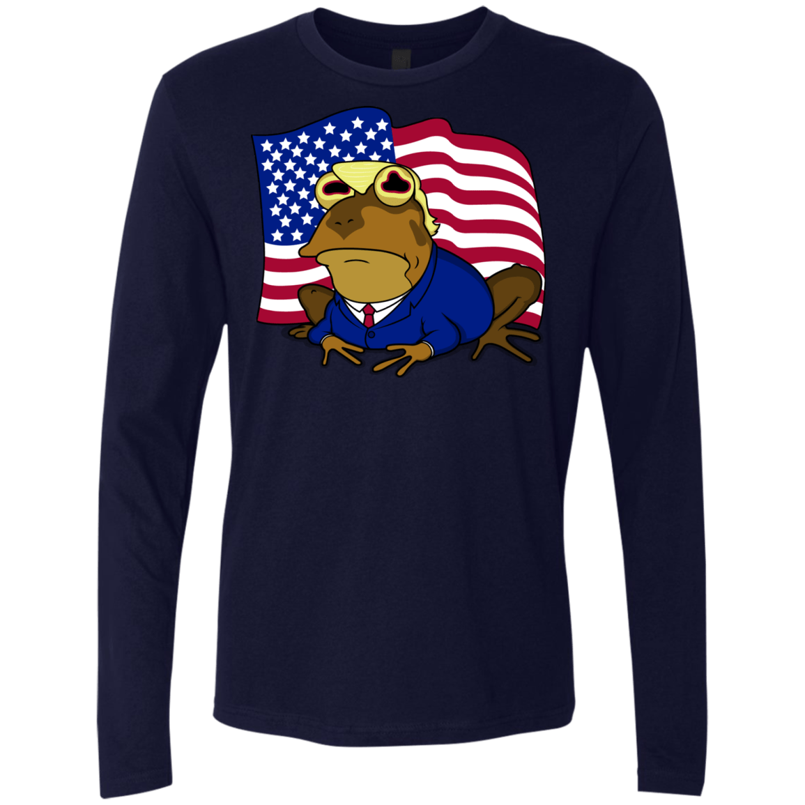 T-Shirts Midnight Navy / S hypnotrump Men's Premium Long Sleeve