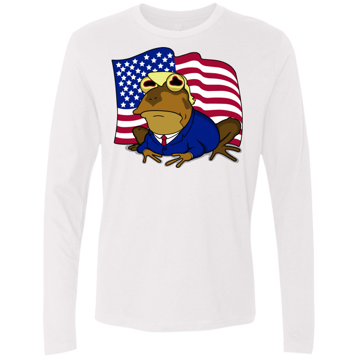 T-Shirts White / S hypnotrump Men's Premium Long Sleeve