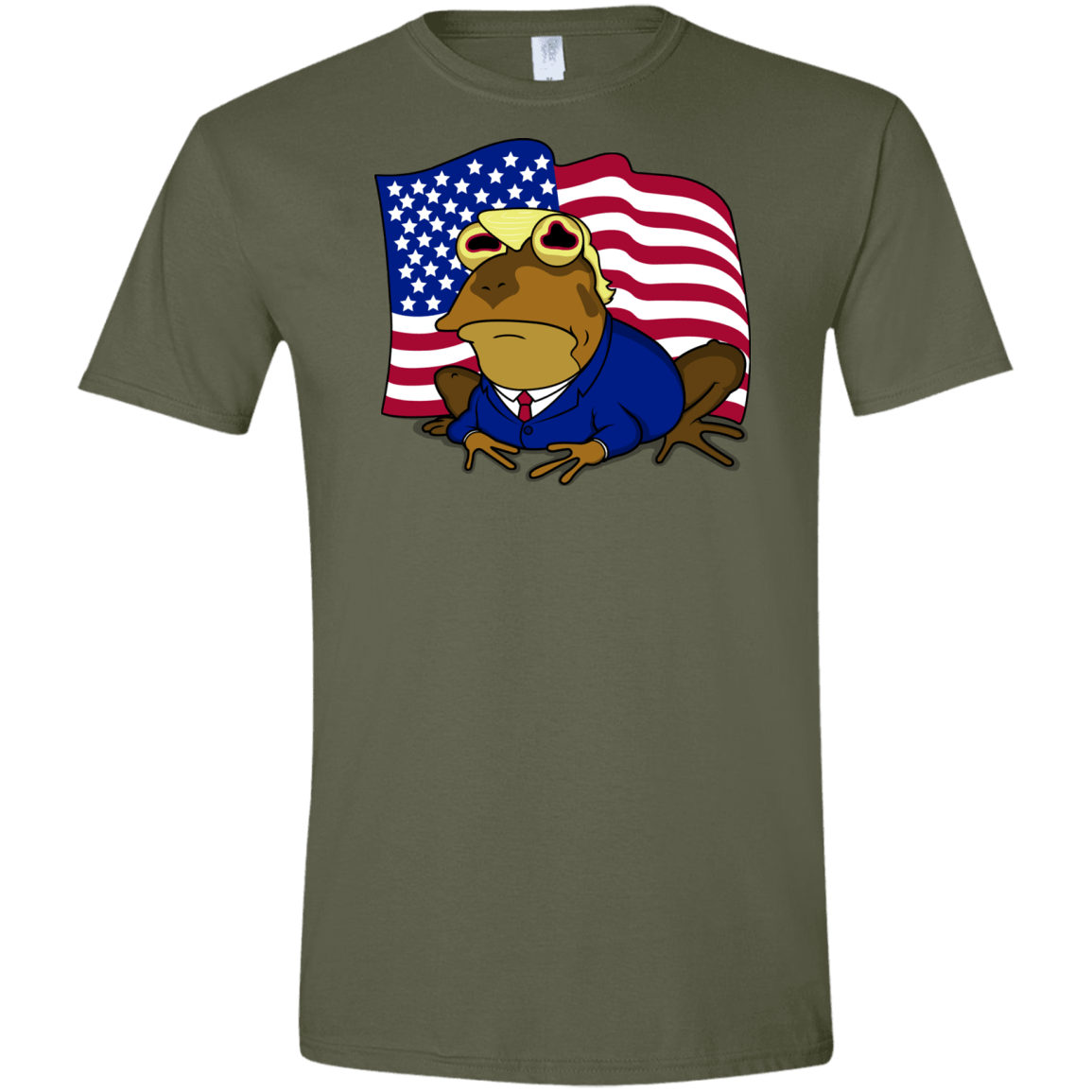 T-Shirts Military Green / S hypnotrump Men's Semi-Fitted Softstyle