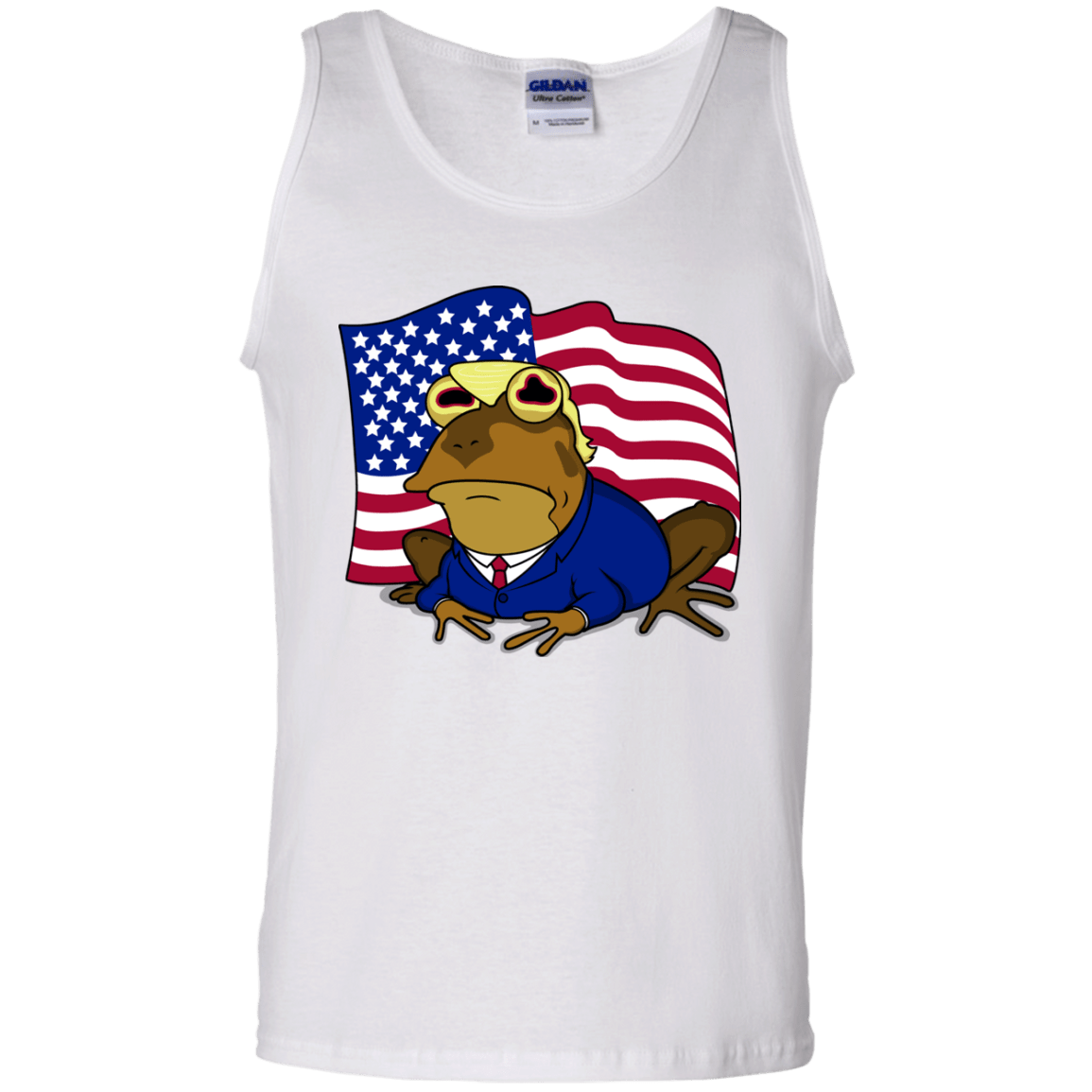 T-Shirts White / S hypnotrump Men's Tank Top