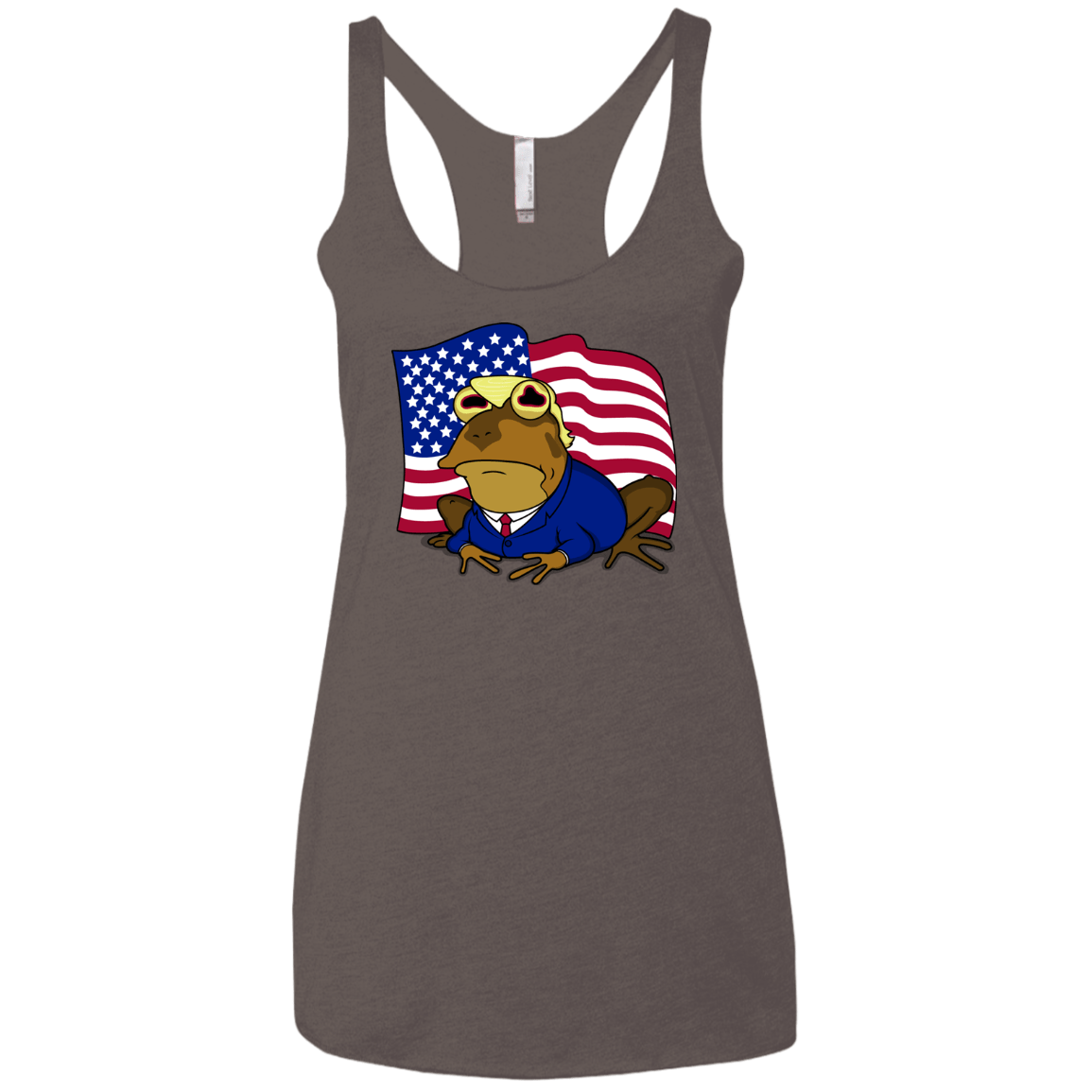 T-Shirts Macchiato / X-Small hypnotrump Women's Triblend Racerback Tank