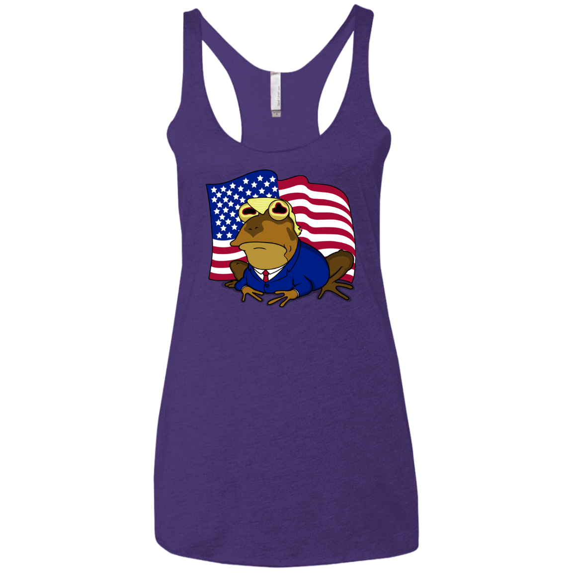 T-Shirts Purple Rush / X-Small hypnotrump Women's Triblend Racerback Tank