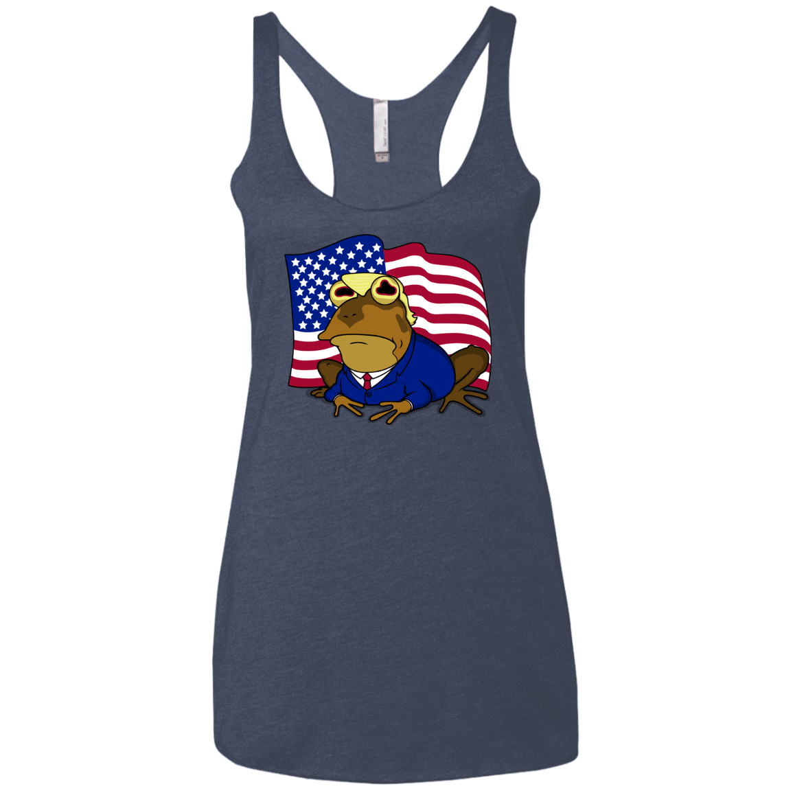 T-Shirts Vintage Navy / X-Small hypnotrump Women's Triblend Racerback Tank