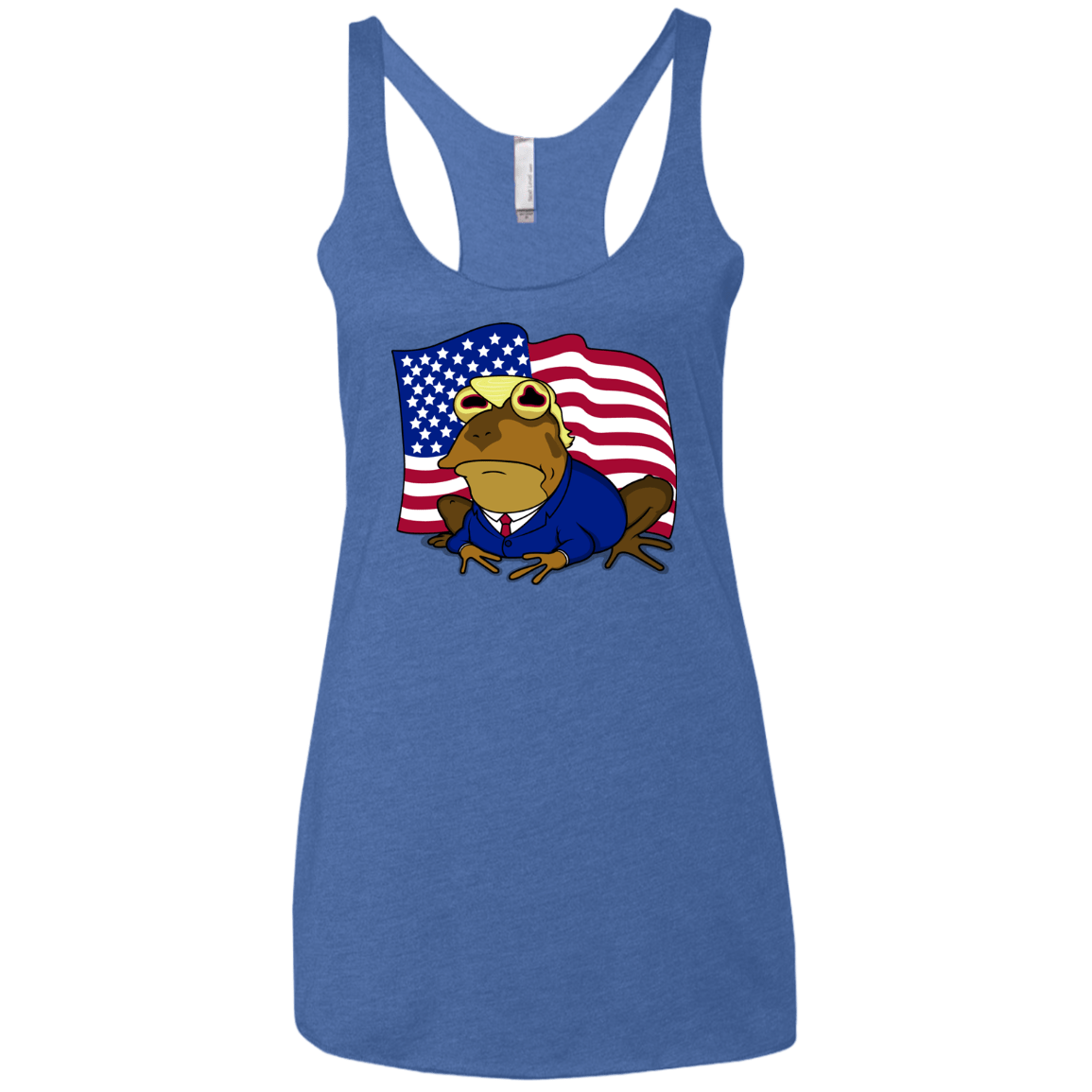 T-Shirts Vintage Royal / X-Small hypnotrump Women's Triblend Racerback Tank
