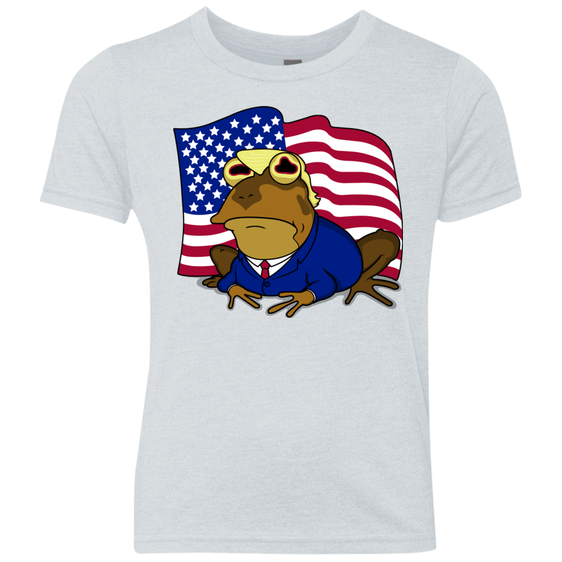 T-Shirts Heather White / YXS hypnotrump Youth Triblend T-Shirt