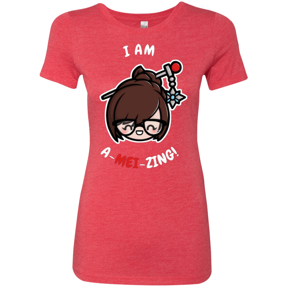 T-Shirts Vintage Red / Small I Am A Mei Zing Women's Triblend T-Shirt