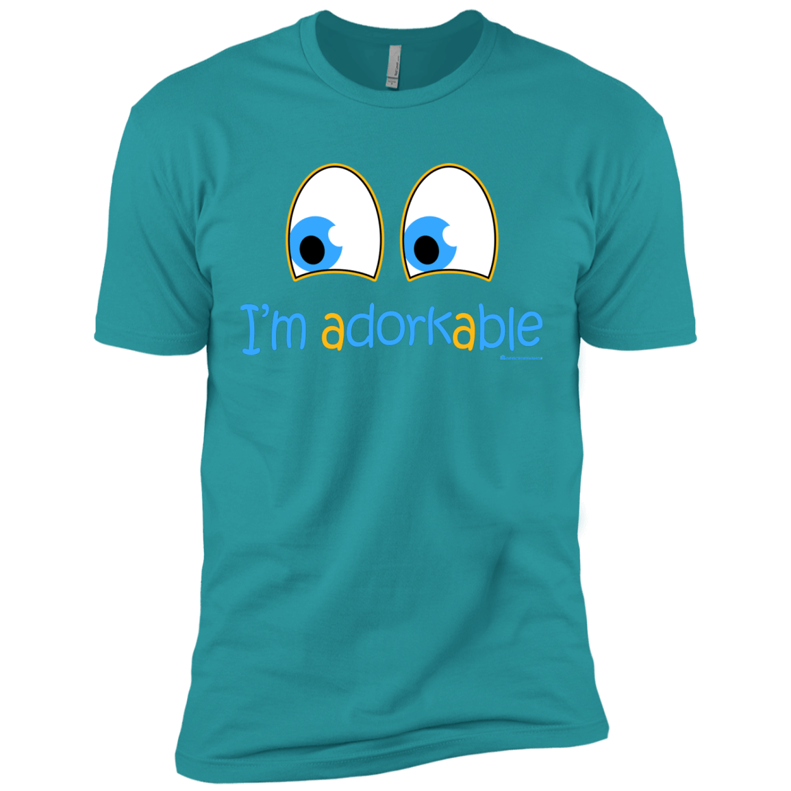 T-Shirts Tahiti Blue / X-Small I Am Adorkable Men's Premium T-Shirt