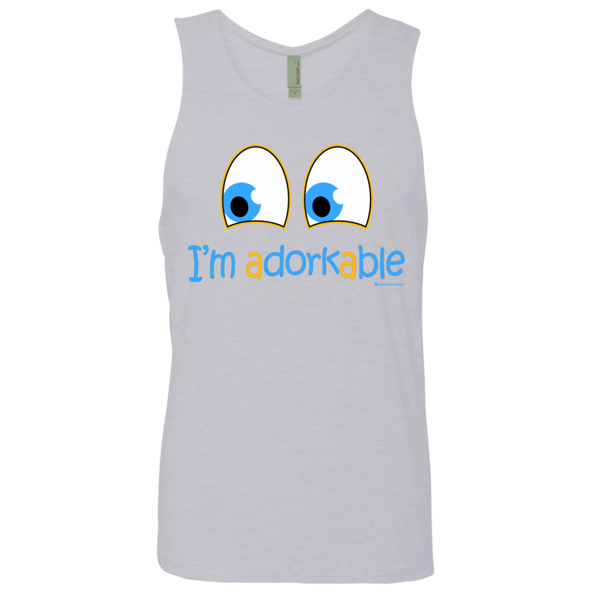 T-Shirts Heather Grey / Small I Am Adorkable Men's Premium Tank Top