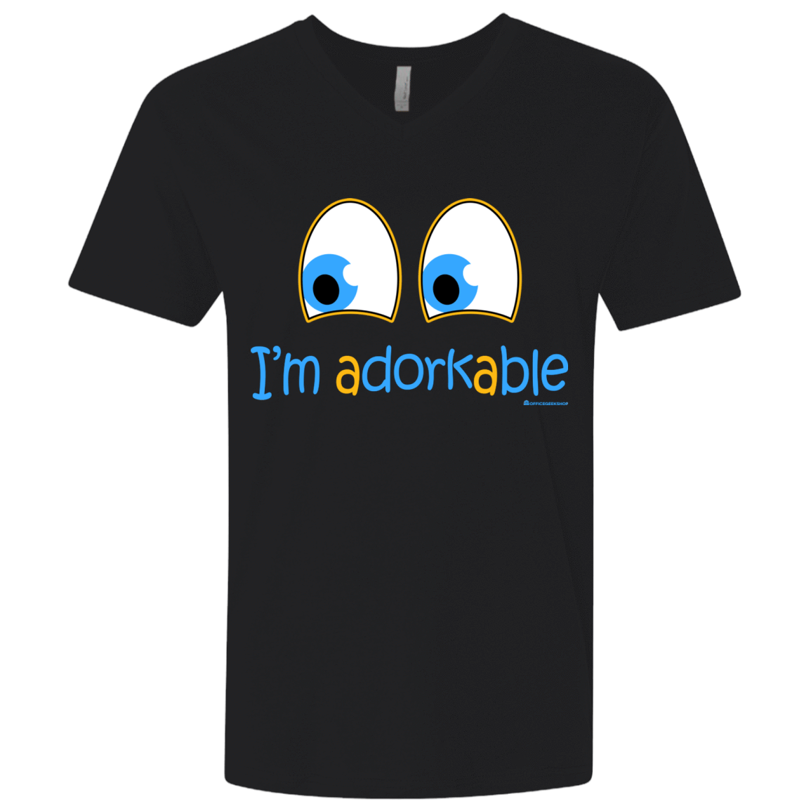 T-Shirts Black / X-Small I Am Adorkable Men's Premium V-Neck