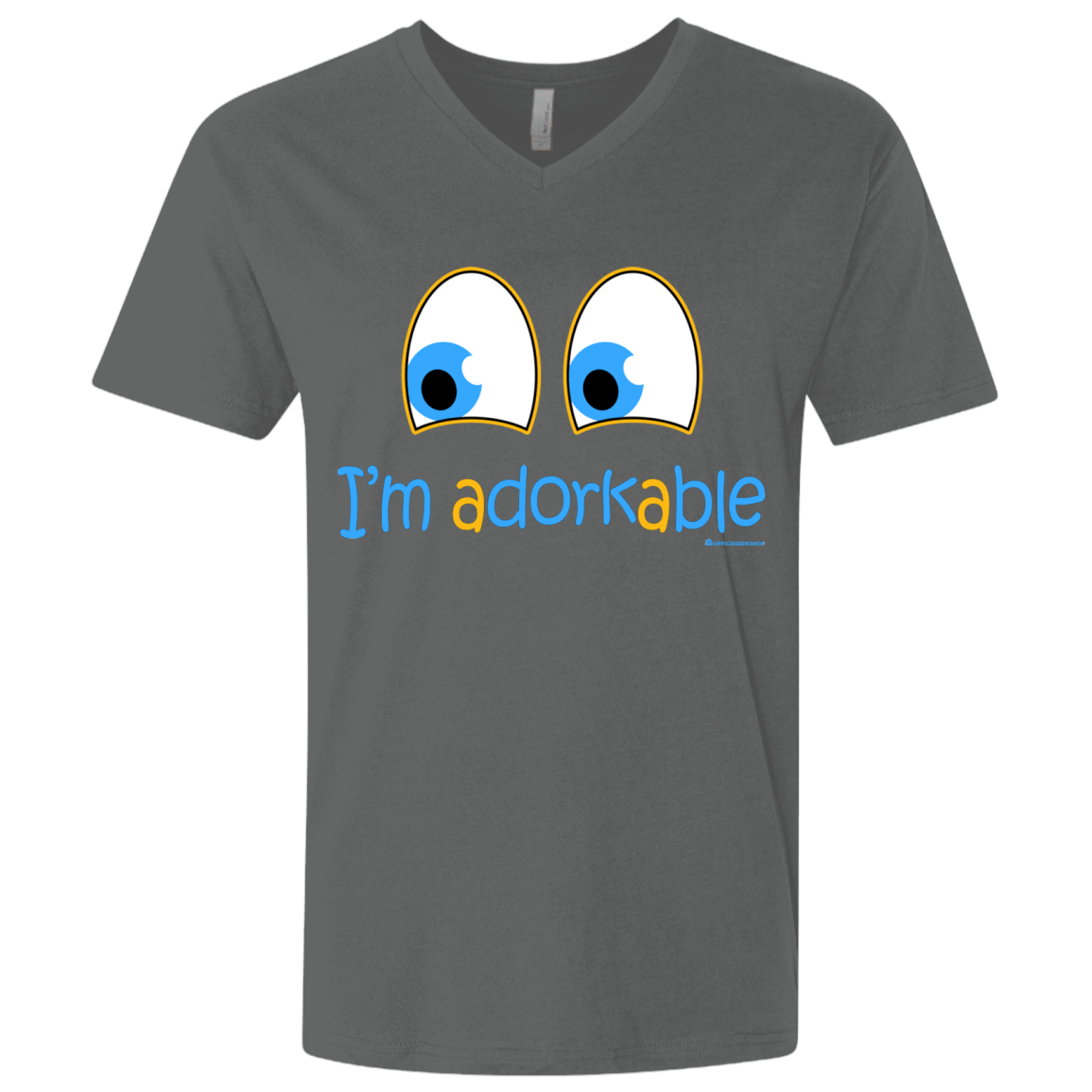 T-Shirts Heavy Metal / X-Small I Am Adorkable Men's Premium V-Neck