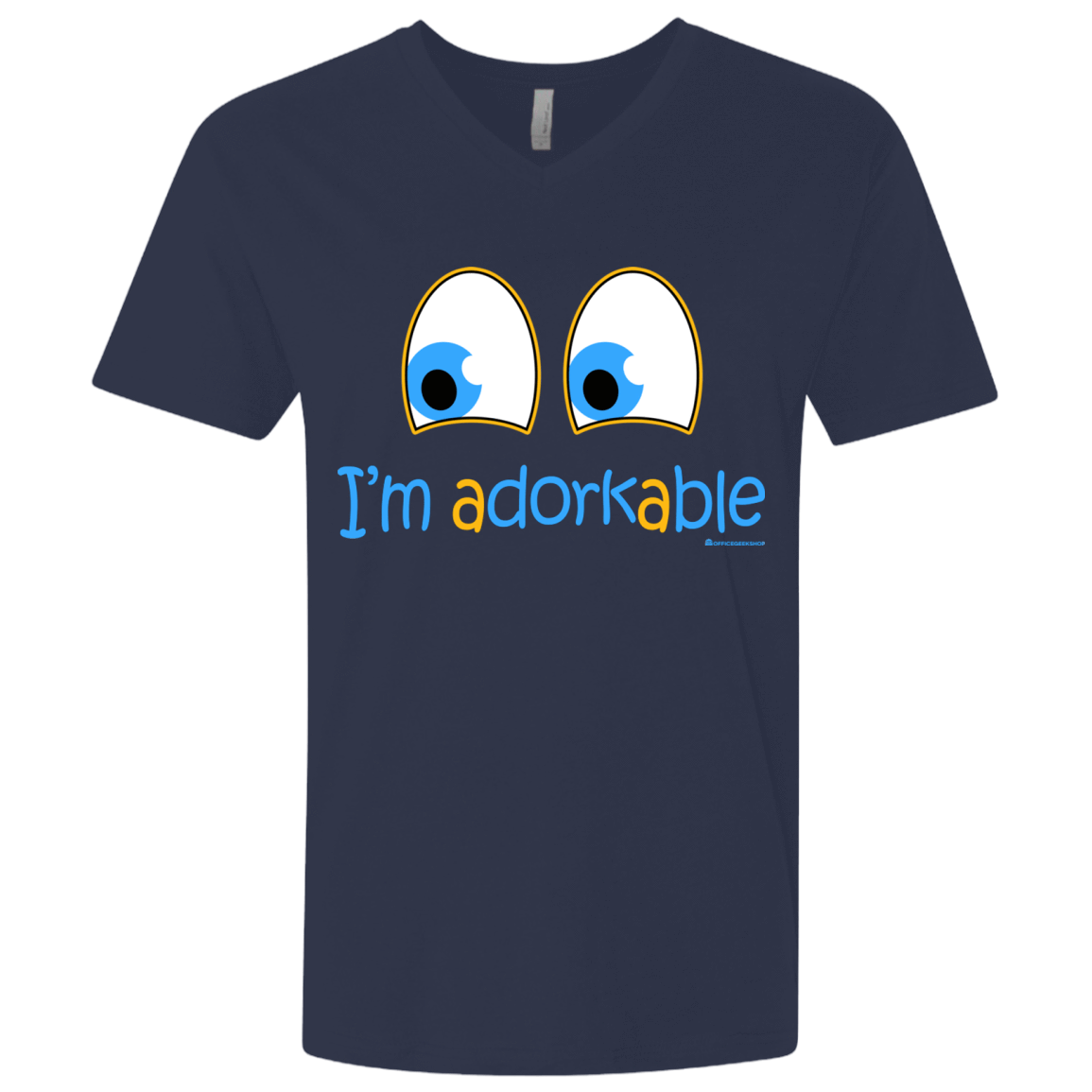 T-Shirts Midnight Navy / X-Small I Am Adorkable Men's Premium V-Neck