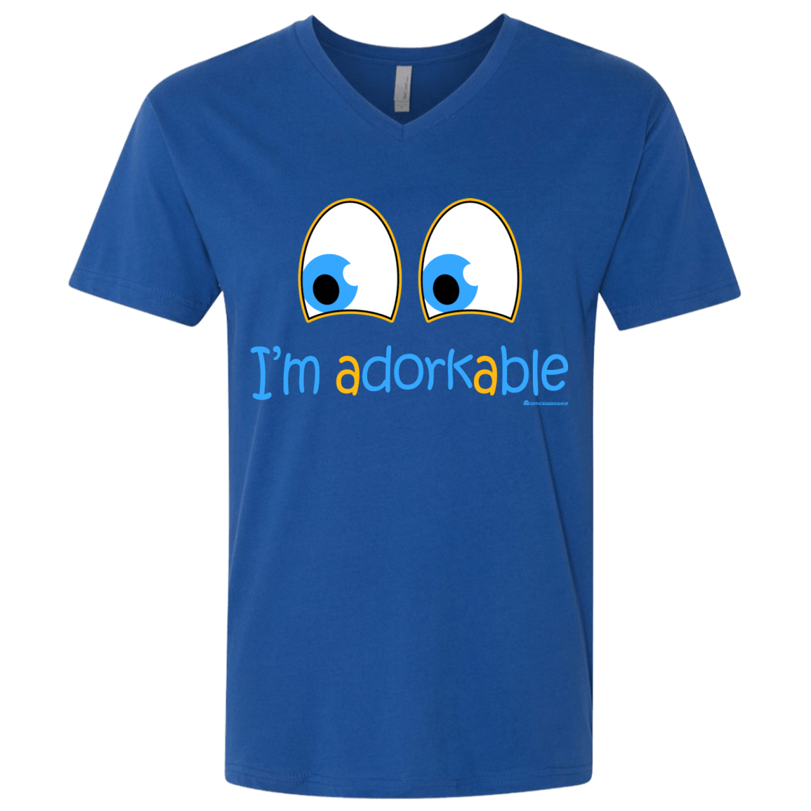 T-Shirts Royal / X-Small I Am Adorkable Men's Premium V-Neck