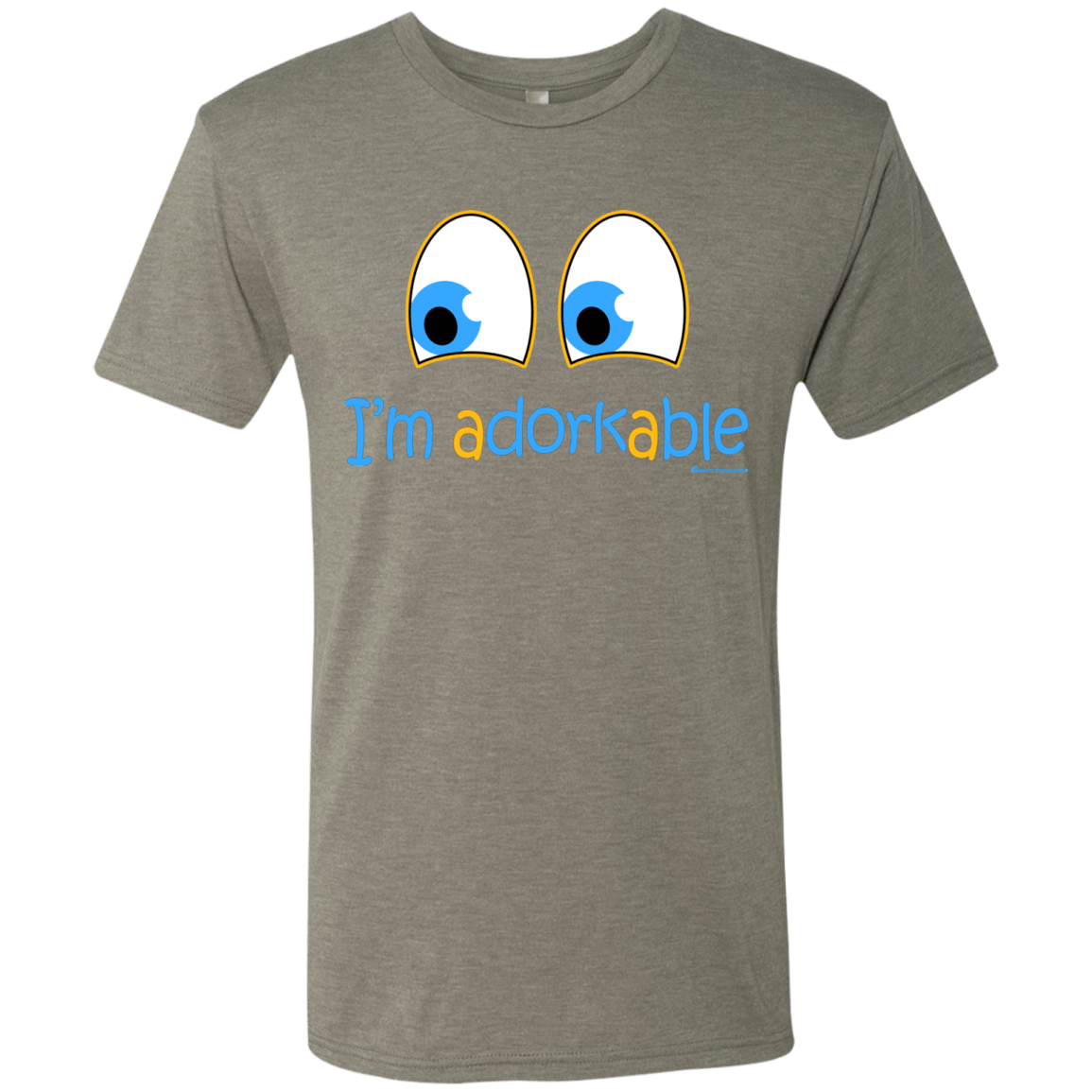 T-Shirts Venetian Grey / Small I Am Adorkable Men's Triblend T-Shirt