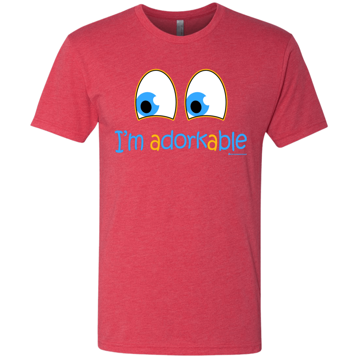 T-Shirts Vintage Red / Small I Am Adorkable Men's Triblend T-Shirt