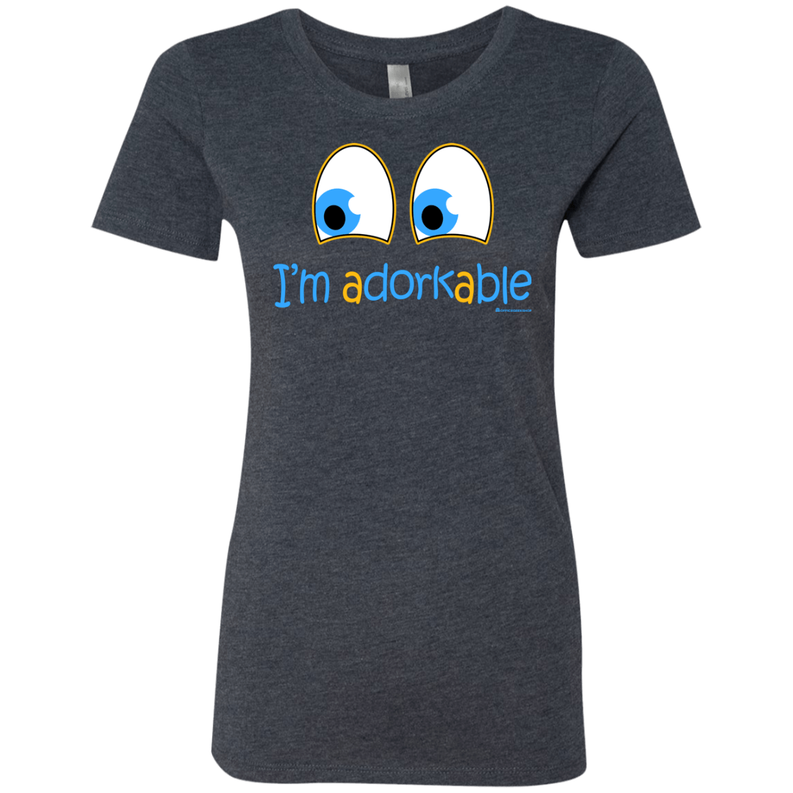 T-Shirts Vintage Navy / Small I Am Adorkable Women's Triblend T-Shirt