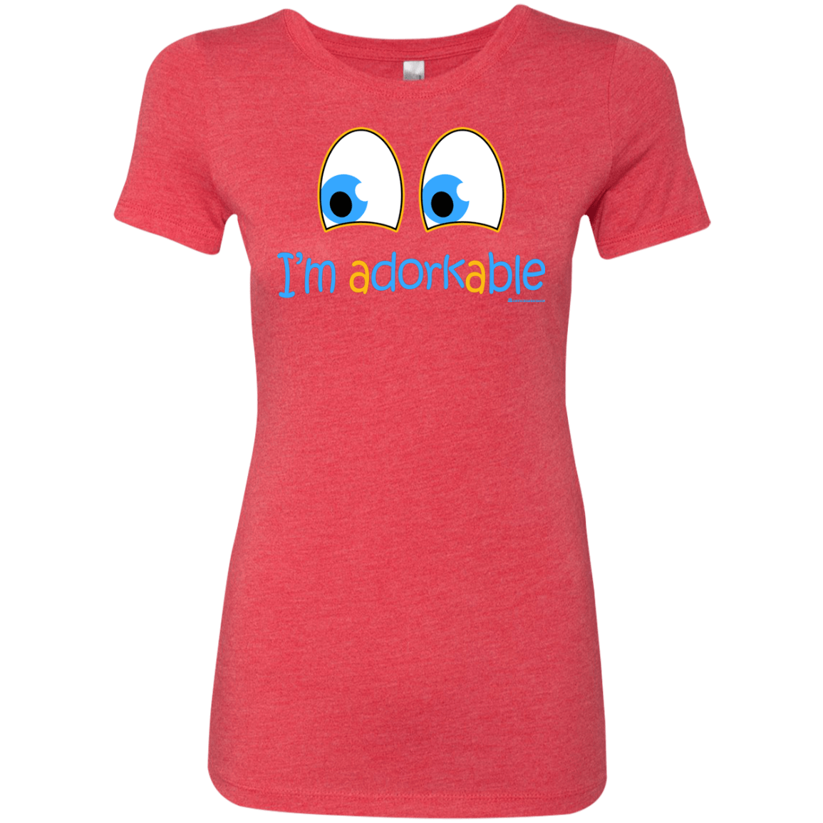 T-Shirts Vintage Red / Small I Am Adorkable Women's Triblend T-Shirt