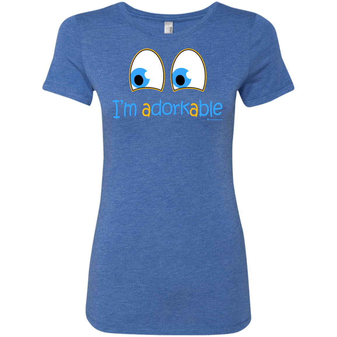 T-Shirts Vintage Royal / Small I Am Adorkable Women's Triblend T-Shirt