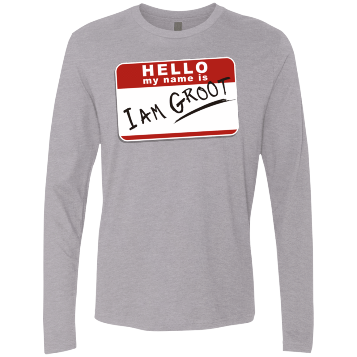 T-Shirts Heather Grey / Small I am Groot Men's Premium Long Sleeve