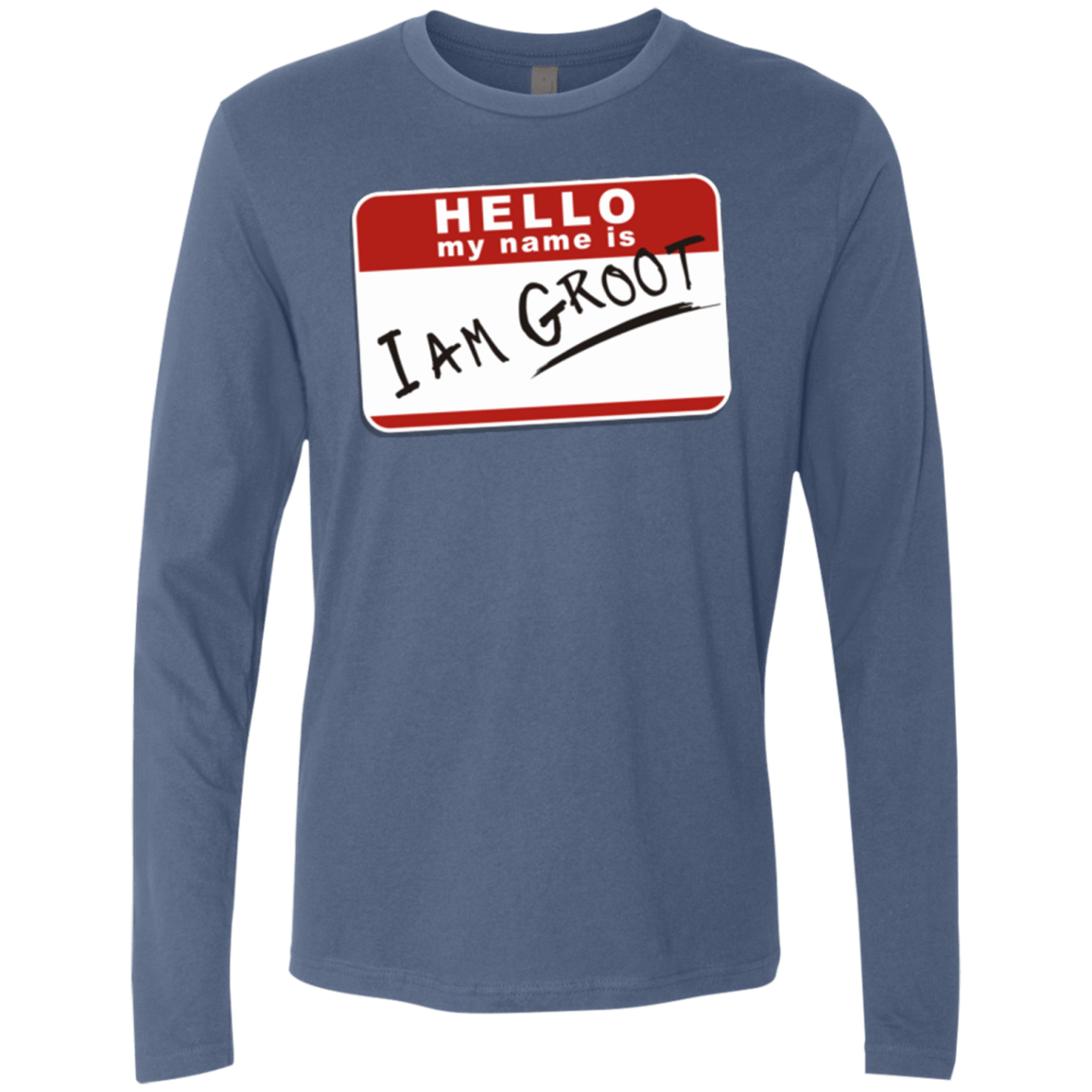 T-Shirts Indigo / Small I am Groot Men's Premium Long Sleeve