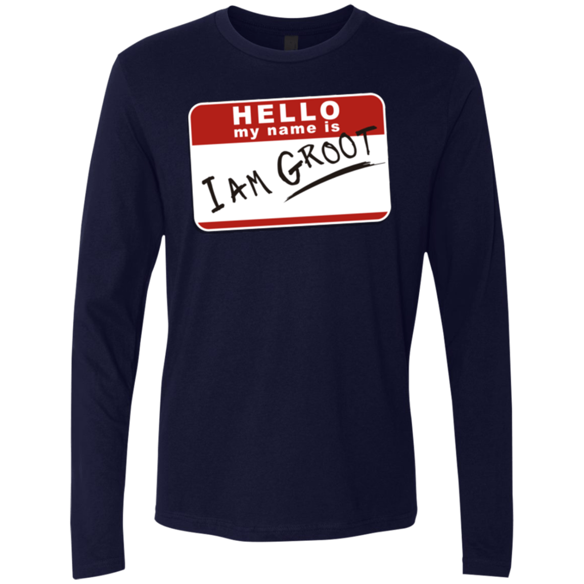 T-Shirts Midnight Navy / Small I am Groot Men's Premium Long Sleeve