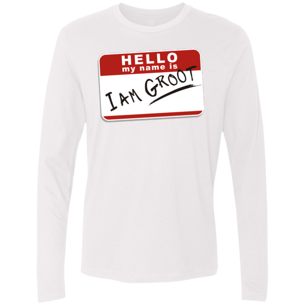 T-Shirts White / Small I am Groot Men's Premium Long Sleeve