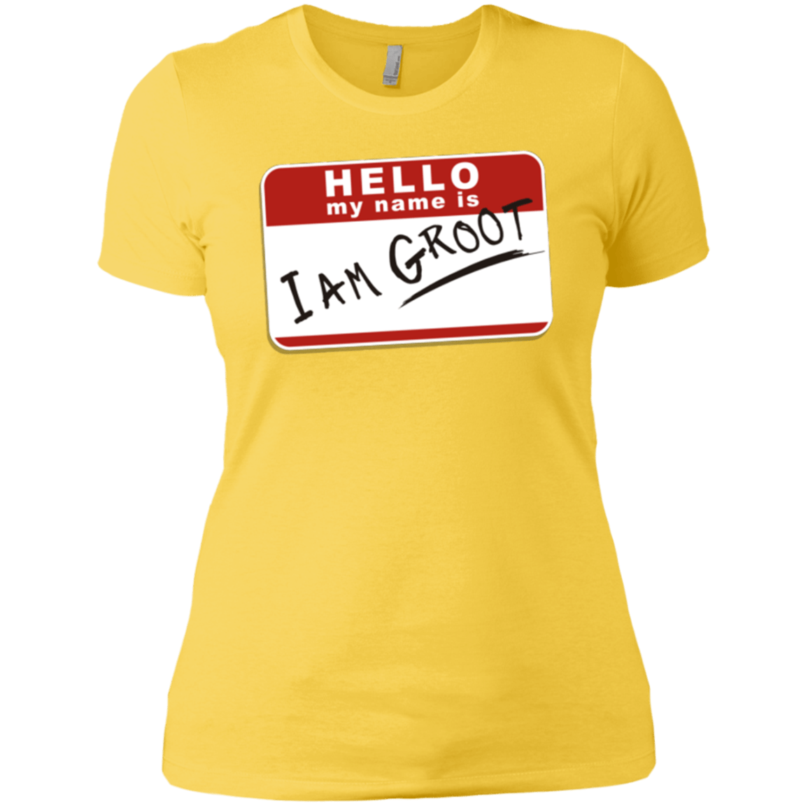 T-Shirts Vibrant Yellow / X-Small I am Groot Women's Premium T-Shirt