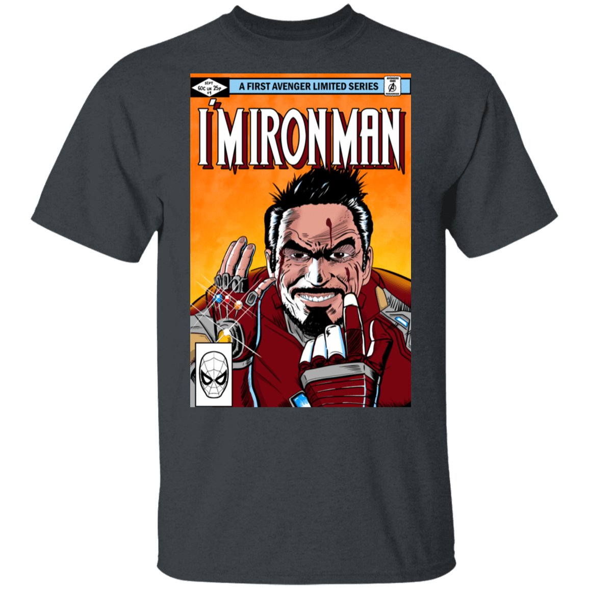 T-Shirts Dark Heather / S I Am Ironman T-Shirt