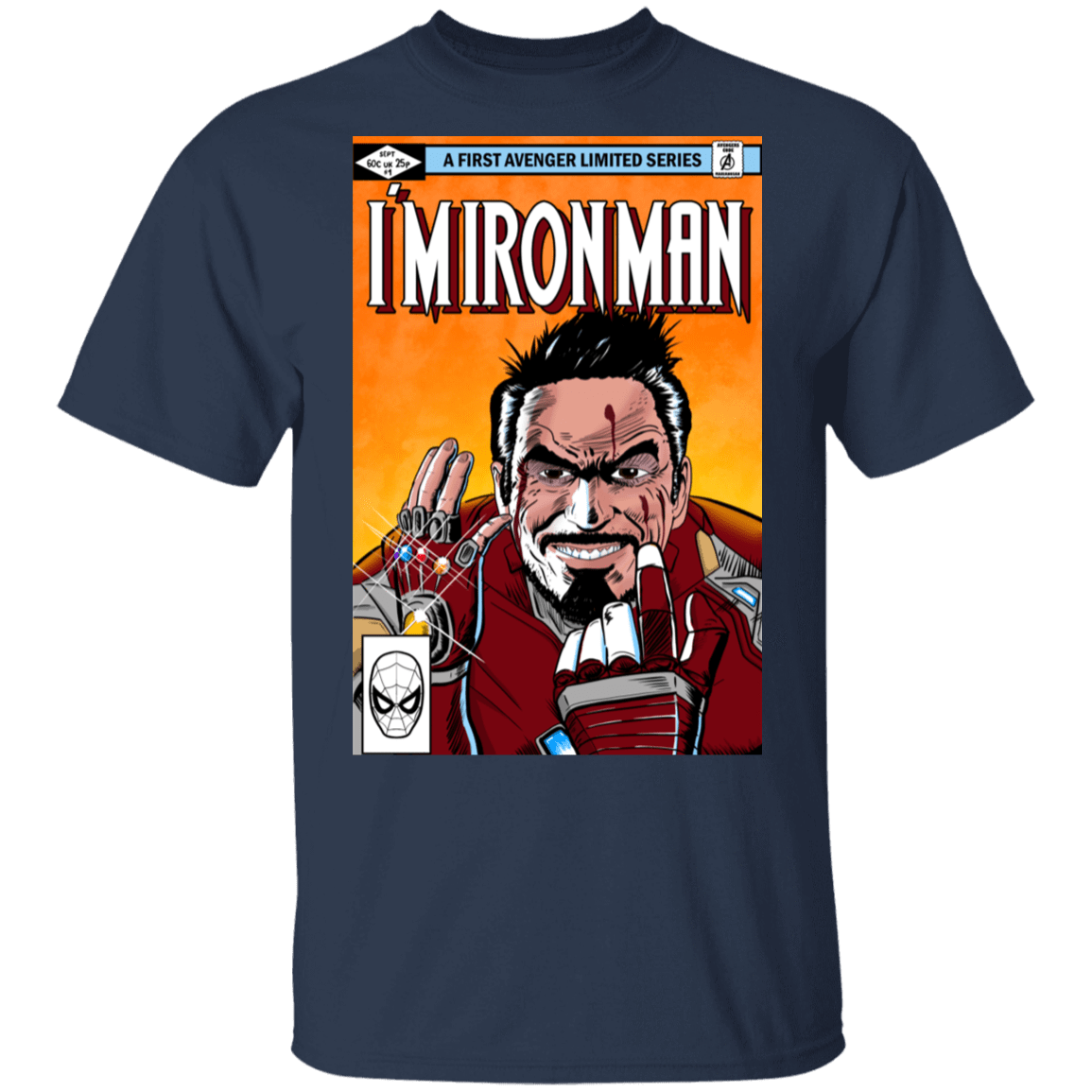 T-Shirts Navy / S I Am Ironman T-Shirt