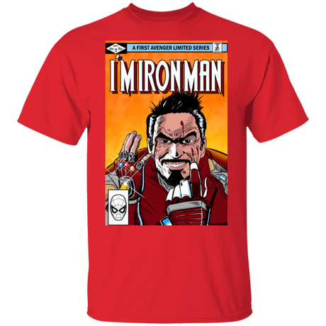T-Shirts Red / S I Am Ironman T-Shirt
