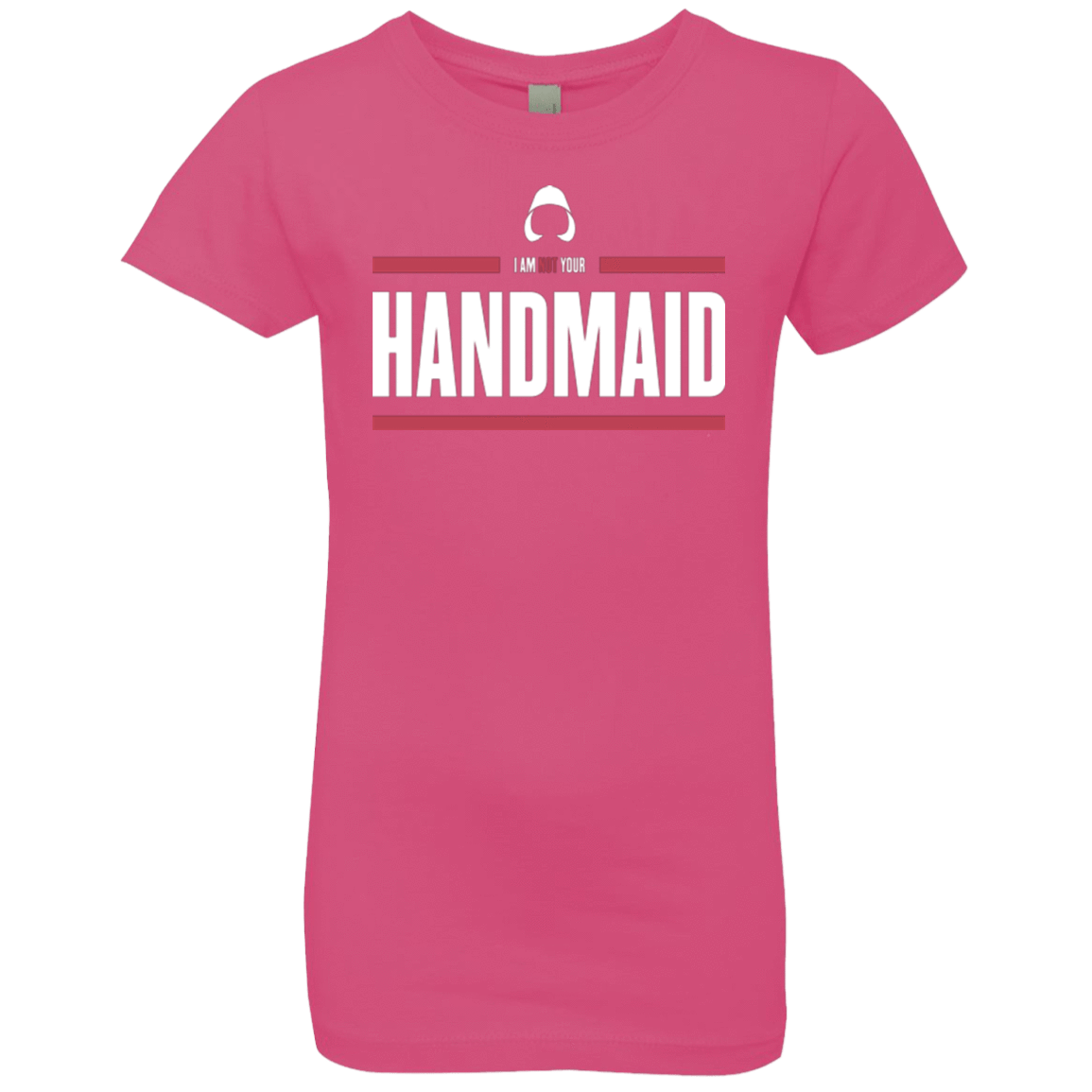 T-Shirts Hot Pink / YXS I Am Not Your Handmaid Girls Premium T-Shirt