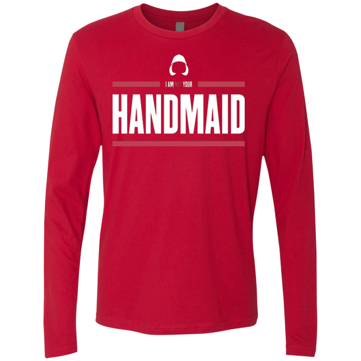 T-Shirts Red / Small I Am Not Your Handmaid Men's Premium Long Sleeve