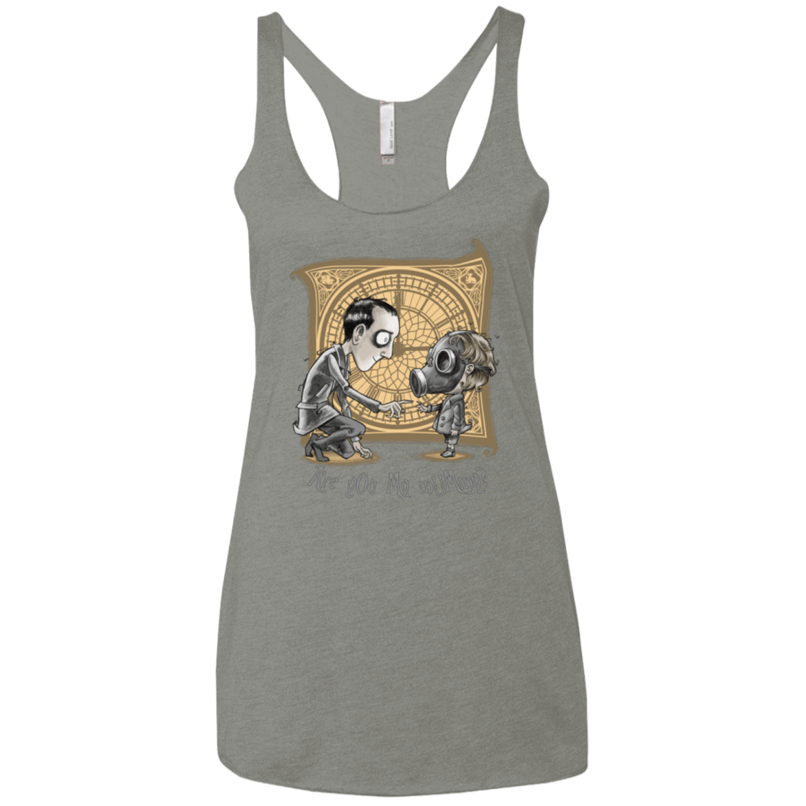 T-Shirts Venetian Grey / X-Small I Am Not Your Mummy Women's Triblend Racerback Tank