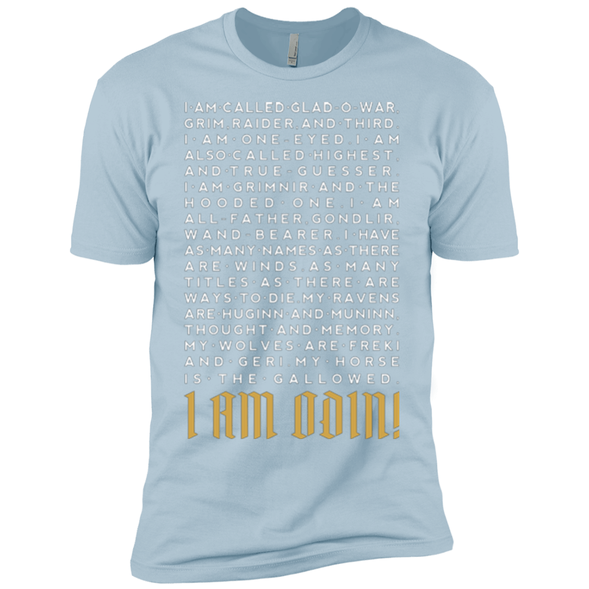 T-Shirts Light Blue / YXS I am Odin Boys Premium T-Shirt
