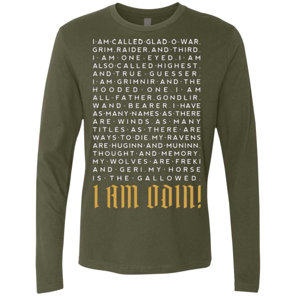I am Odin Men's Premium Long Sleeve
