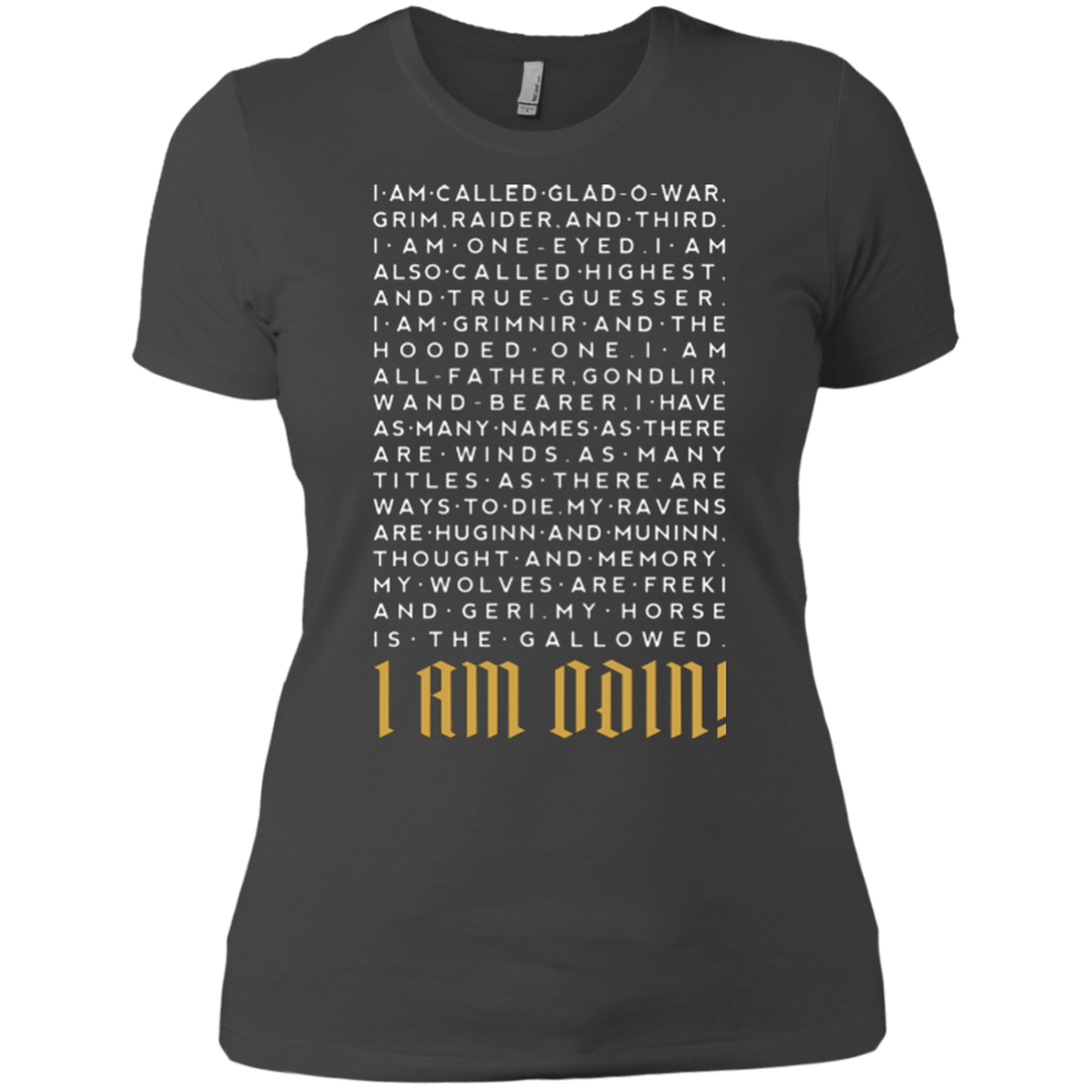 T-Shirts Heavy Metal / X-Small I am Odin Women's Premium T-Shirt