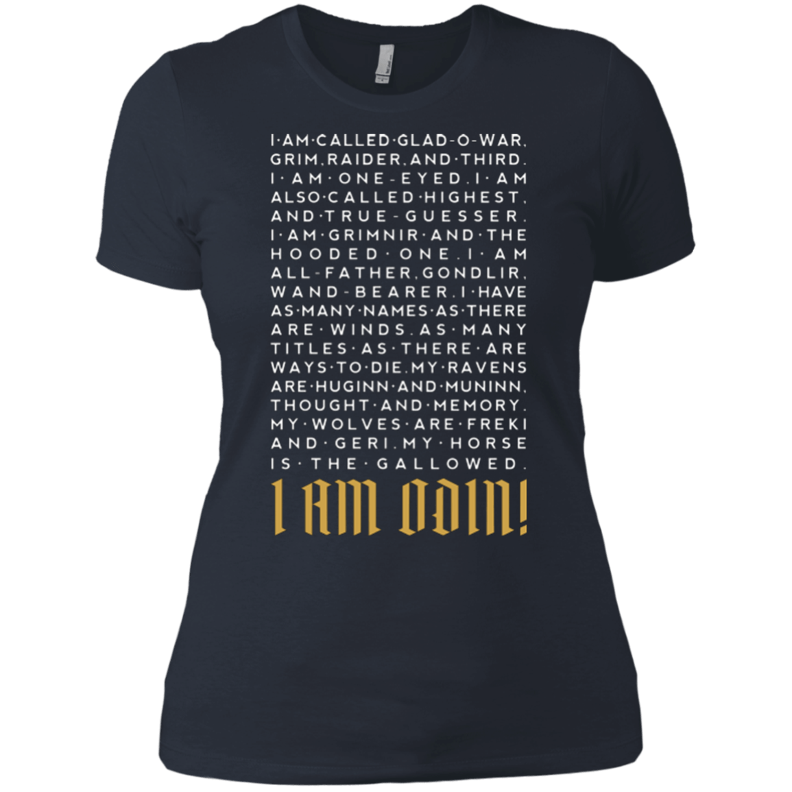 T-Shirts Indigo / X-Small I am Odin Women's Premium T-Shirt