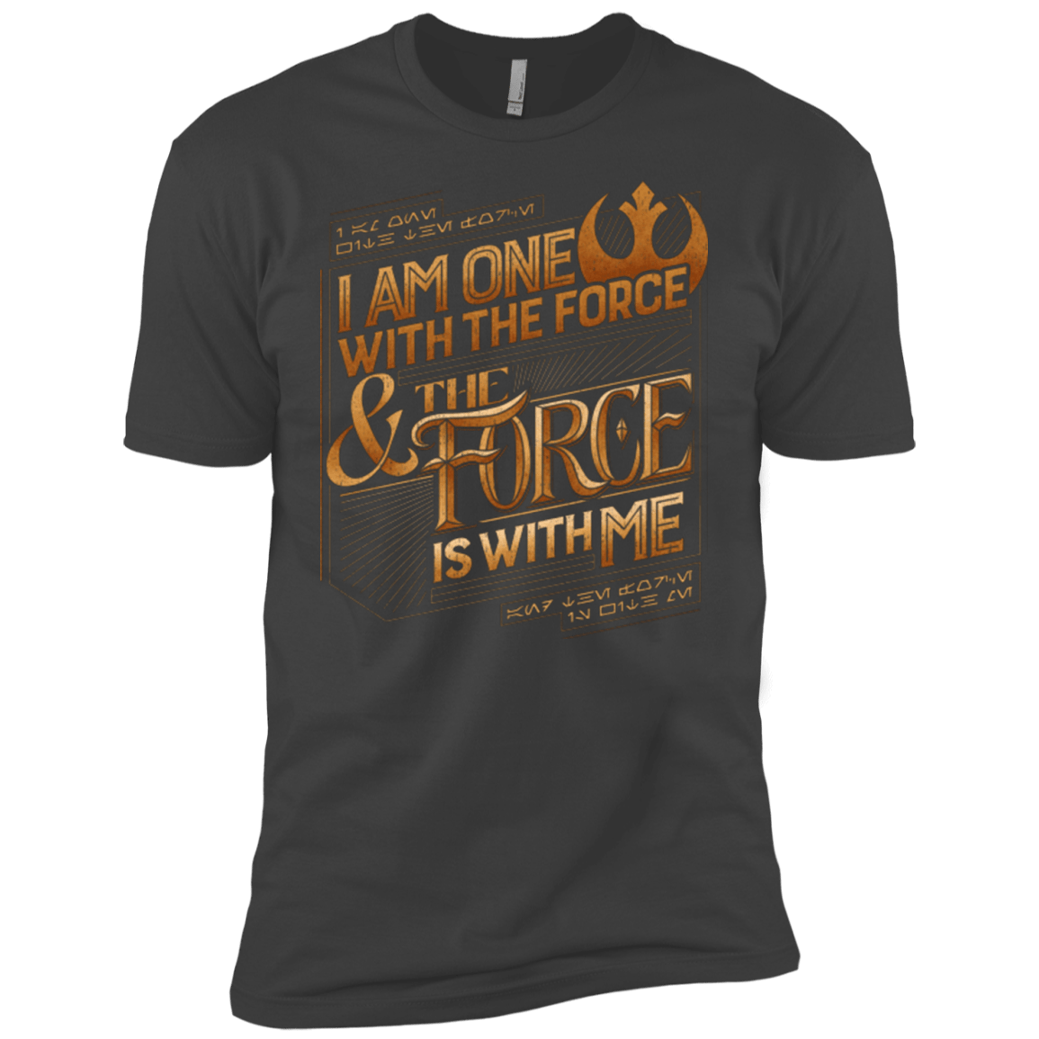 T-Shirts Heavy Metal / YXS I Am One With The Force Boys Premium T-Shirt