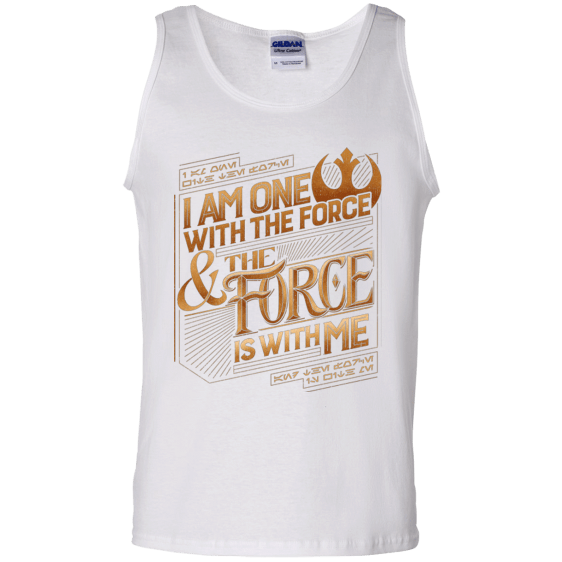 T-Shirts White / S I Am One With The Force Men's Tank Top