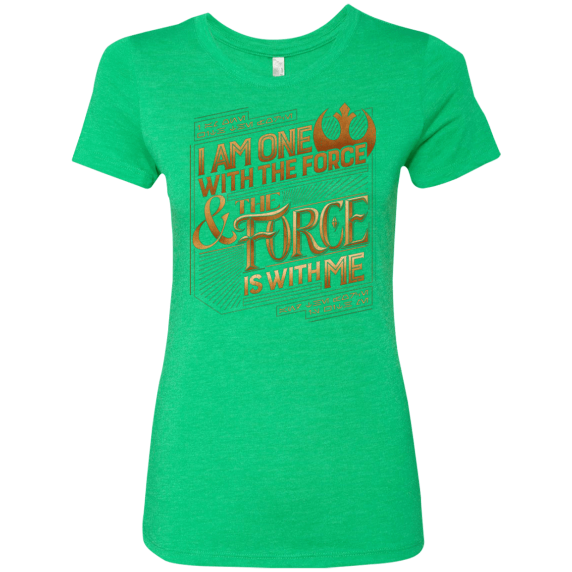 T-Shirts Envy / S I Am One With The Force Women's Triblend T-Shirt