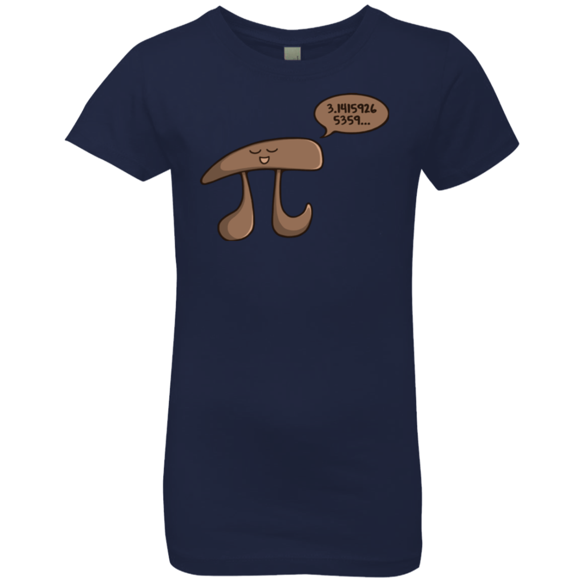 T-Shirts Midnight Navy / YXS I am Pi Girls Premium T-Shirt