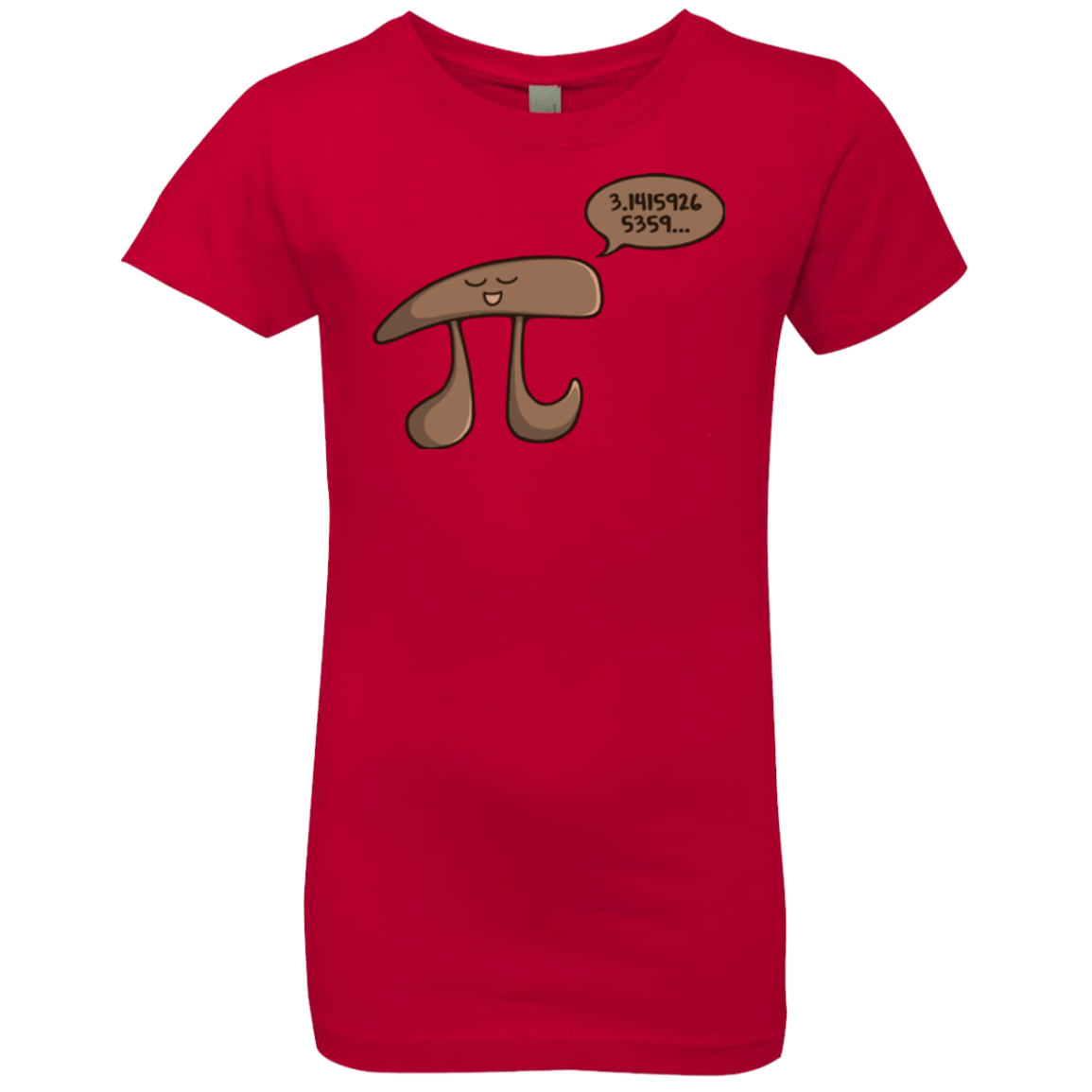 T-Shirts Red / YXS I am Pi Girls Premium T-Shirt