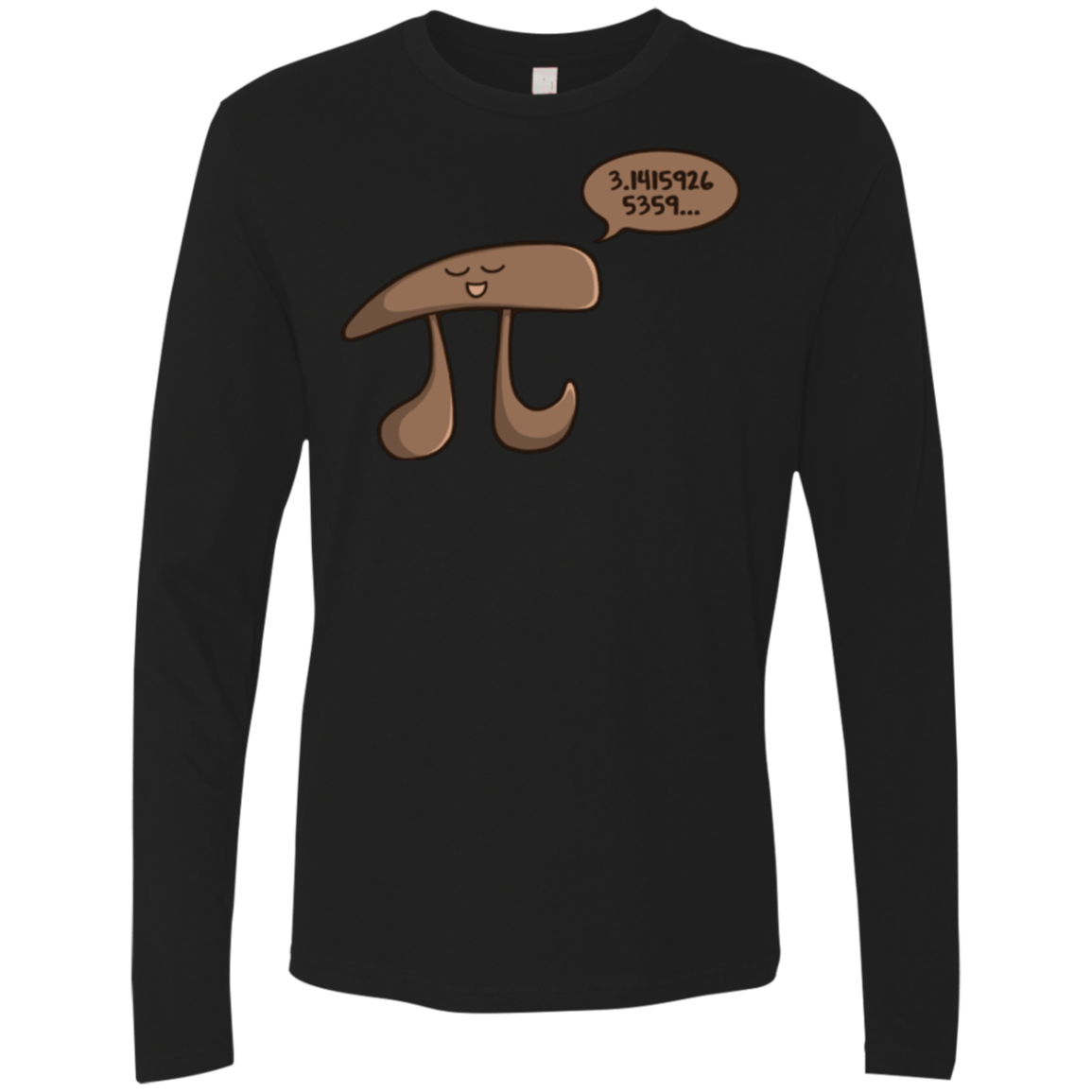 T-Shirts Black / Small I am Pi Men's Premium Long Sleeve