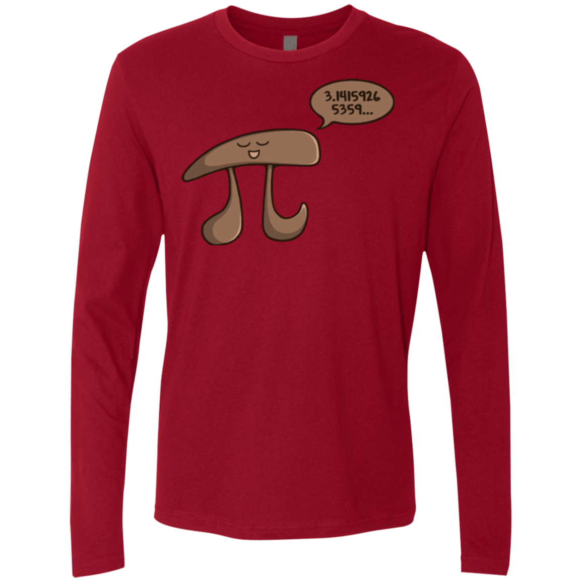 T-Shirts Cardinal / Small I am Pi Men's Premium Long Sleeve