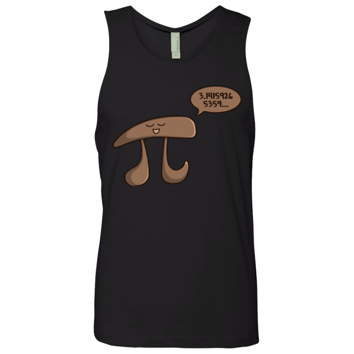T-Shirts Black / Small I am Pi Men's Premium Tank Top