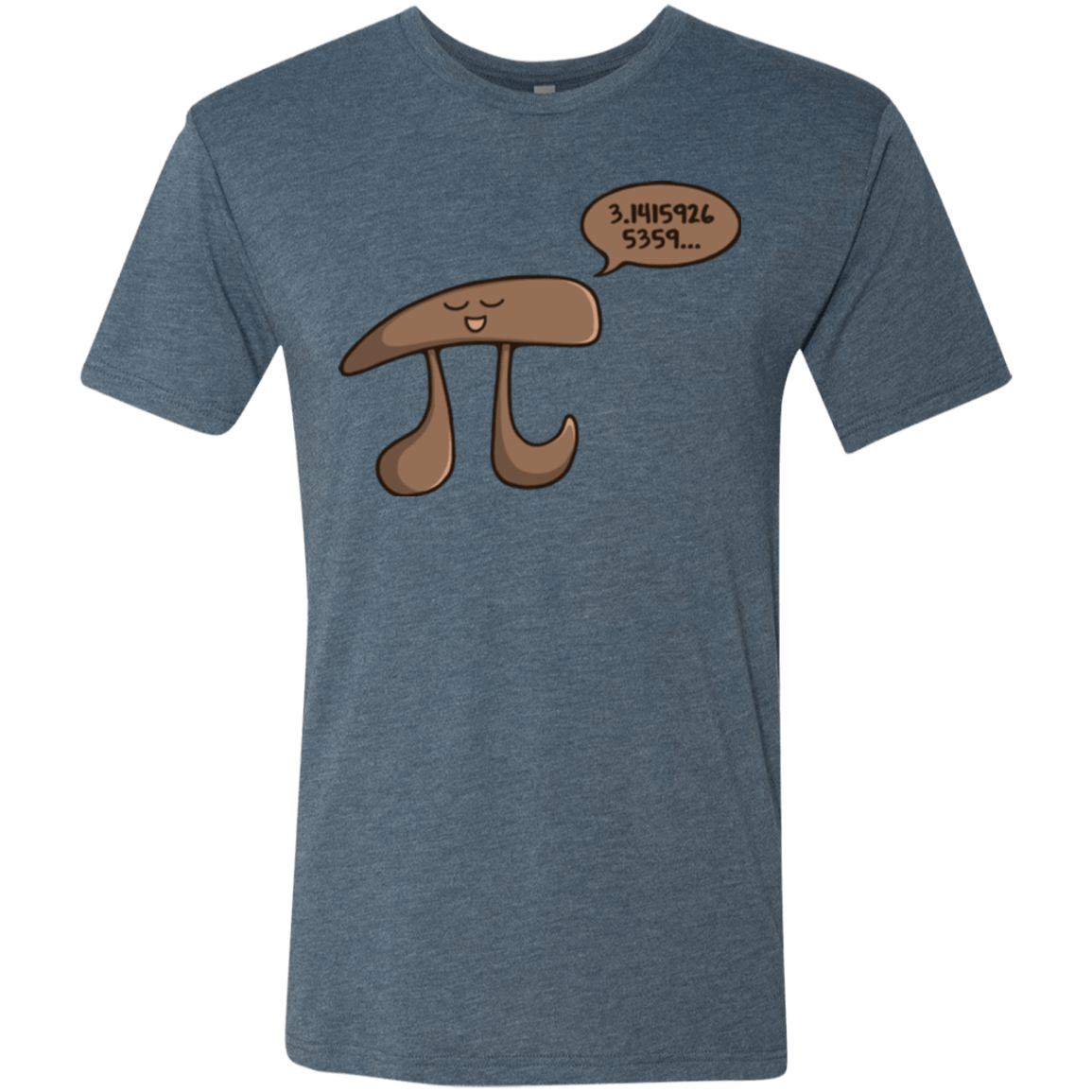 T-Shirts Indigo / Small I am Pi Men's Triblend T-Shirt