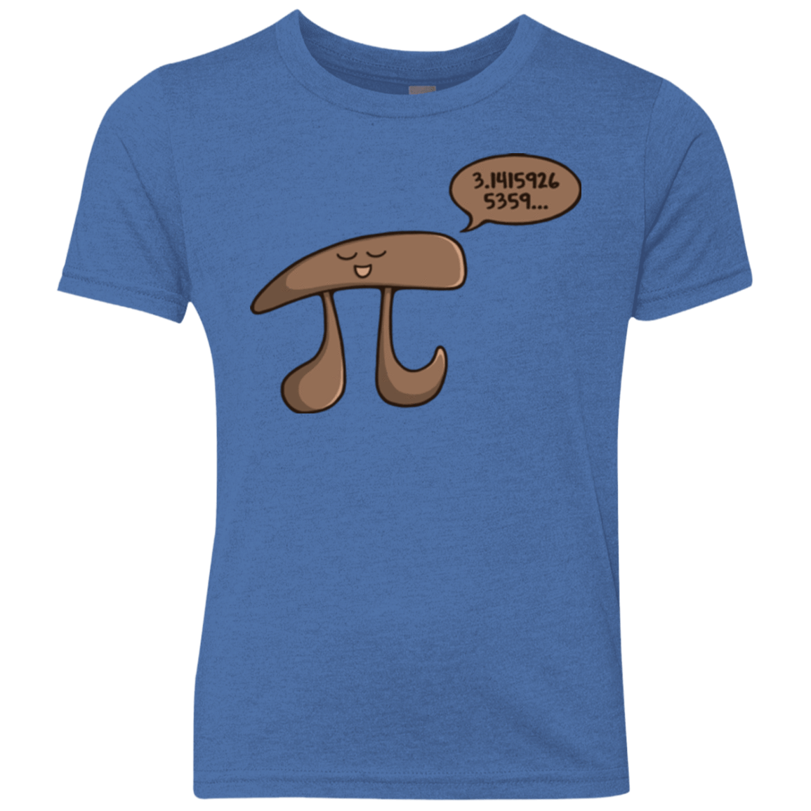 T-Shirts Vintage Royal / YXS I am Pi Youth Triblend T-Shirt