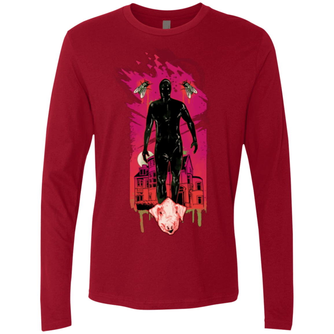 T-Shirts Cardinal / Small I Am Rubber Men's Premium Long Sleeve
