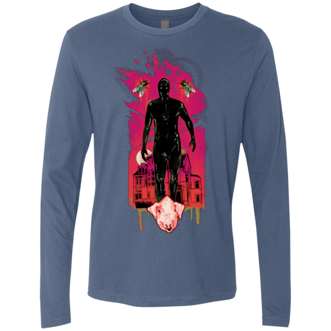 T-Shirts Indigo / Small I Am Rubber Men's Premium Long Sleeve