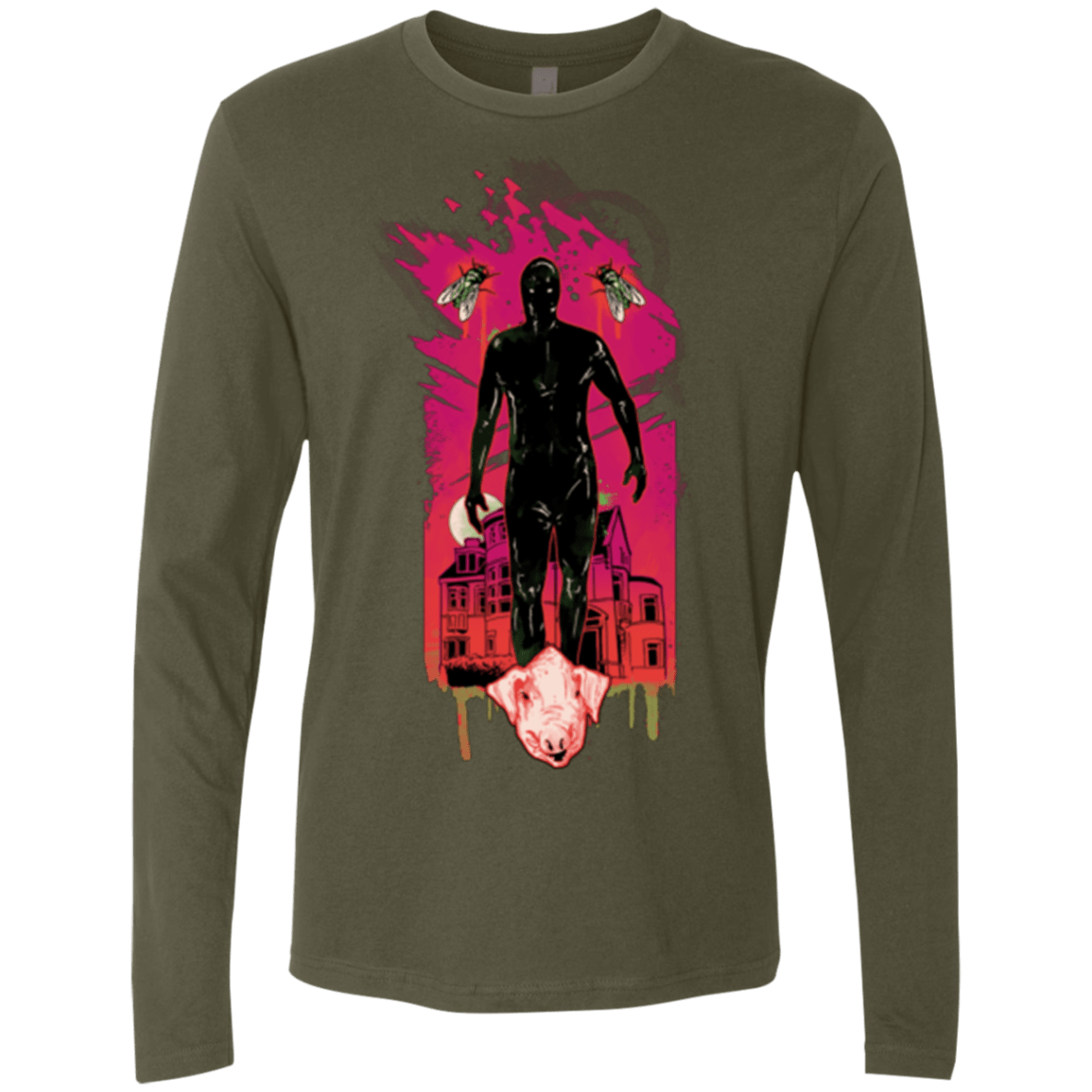 T-Shirts Military Green / Small I Am Rubber Men's Premium Long Sleeve